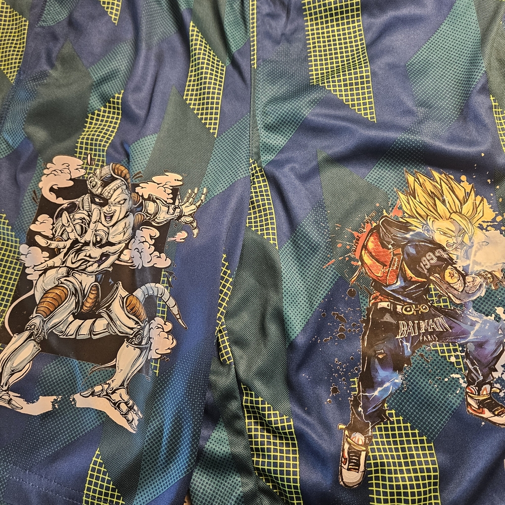 Blue Graphic Anime Shorts